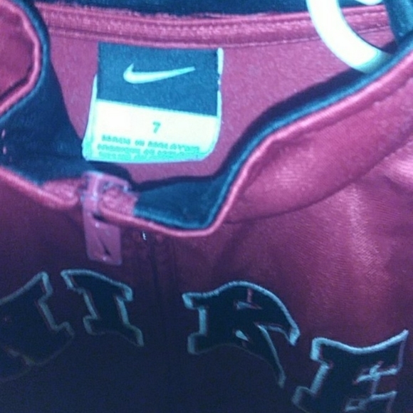Nike Red Zip Up Jacket - Picture 2 of 2